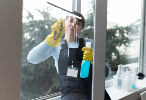 Nettoyage de vitres intérieures et extérieures à Saint-Divy